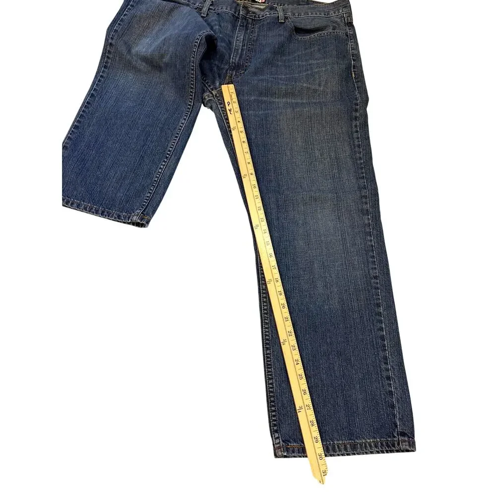 Levis 559 Jeans Mens 42x30 Blue Relaxed Fit Straight Leg Distressed Y2K *READ*